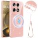Защитный чехол Deexe Glitter Case with MagSafe для Motorola Signature - Pink (407621P). Фото 1 из 7