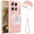 Защитный чехол Deexe Glitter Case with MagSafe для Motorola Signature - Pink: фото 1 из 7
