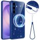 Защитный чехол Deexe Glitter Case with MagSafe для Samsung Galaxy A27 (A276) - Blue (408642L). Фото 1 из 8