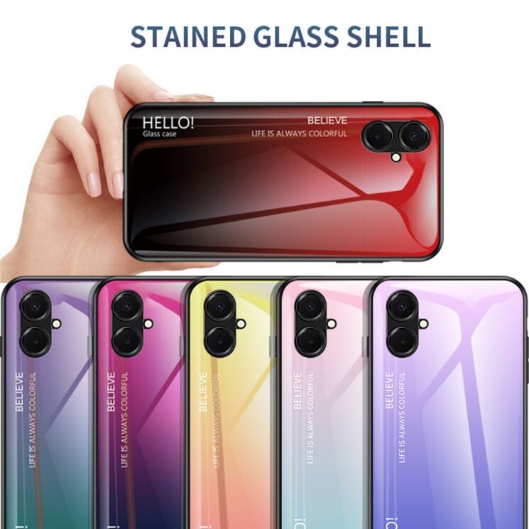 Защитный чехол Deexe Gradient Color для Samsung Galaxy A07 (A075) - Pink / Blue: фото 9 из 9