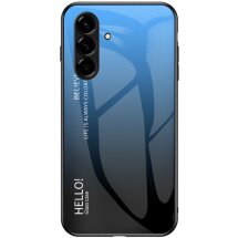 Захисний чохол Deexe Gradient Color для Samsung Galaxy A57 (A576) - Blue / Black: фото 1 з 8