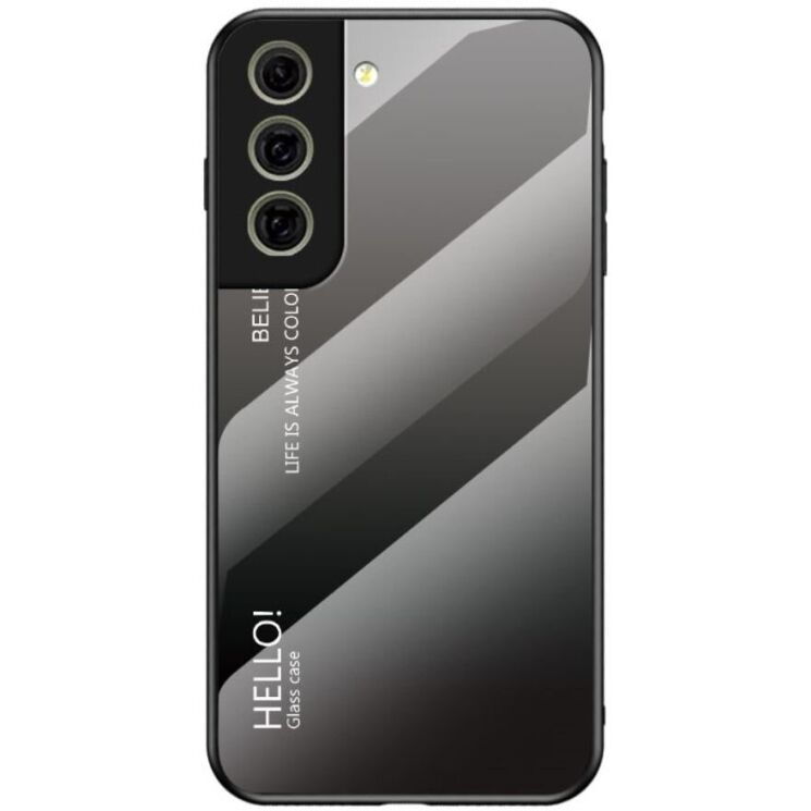 Захисний чохол Deexe Gradient Color для Samsung Galaxy S21 FE (G990) - Black / Grey: фото 1 з 11