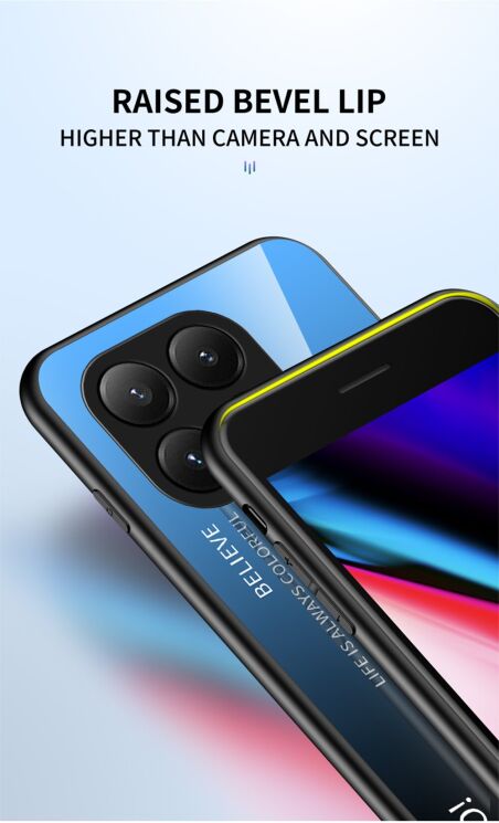 Защитный чехол Deexe Gradient Color для Xiaomi 15T - Pink / Blue: фото 7 из 9