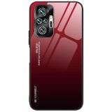 Захисний чохол Deexe Gradient Color для Xiaomi Redmi Note 10 Pro - Red / Black (278426RB)