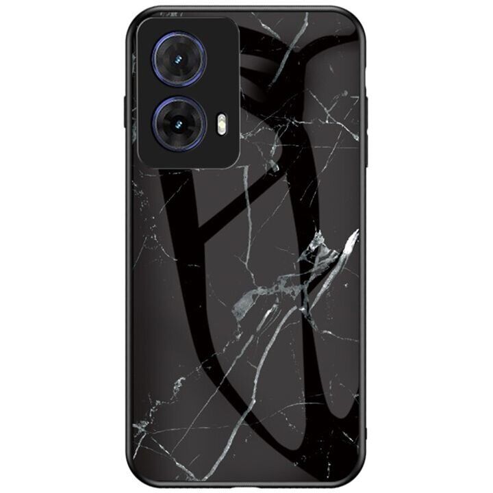 Защитный чехол Deexe Gradient Pattern для Motorola Moto G85 - Black: фото 1 из 6