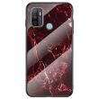 Защитный чехол Deexe Gradient Pattern для OPPO A53 - Red (258123R)