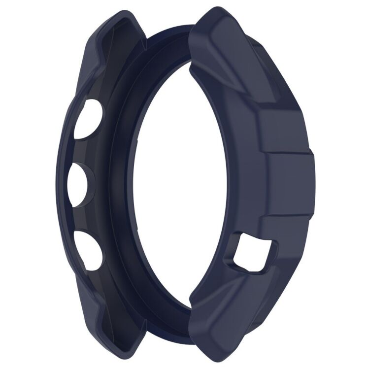 Защитный чехол Deexe Hollow Cover для Garmin Approach S70 42mm - Midnight Blue: фото 3 из 8
