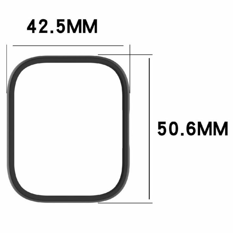 Защитный чехол Deexe Hollow Frame для Xiaomi Redmi Watch 5 Lite - Transparent: фото 6 из 6