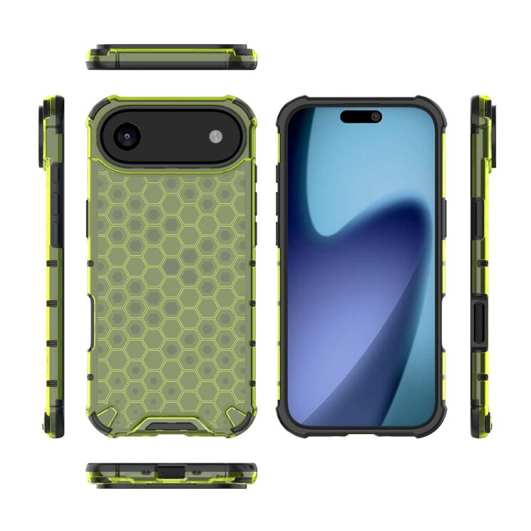 Защитный чехол Deexe Honeycomb Series для Apple iPhone 17 Air - Grey: фото 8 из 8