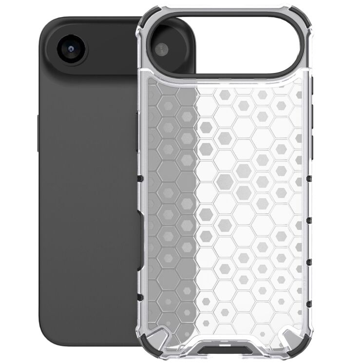 Защитный чехол Deexe Honeycomb Series для Apple iPhone 17 Air - Grey: фото 2 из 8