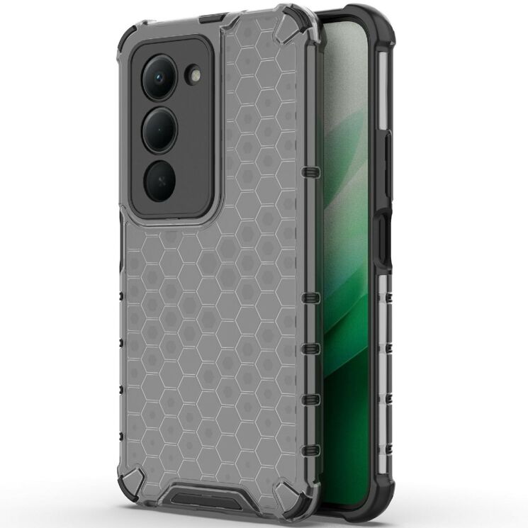 Защитный чехол Deexe Honeycomb Series для Xiaomi Redmi 15 - Black (390918B) Защитный чехол Deexe Honeycomb Series для Xiaomi Redmi 15 - Black: фото 1 из 5