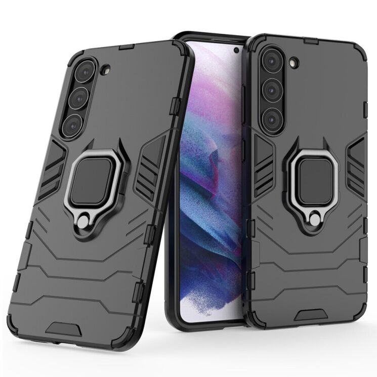 Защитный чехол Deexe Hybrid Case для Samsung Galaxy S23 - Black: фото 2 из 8