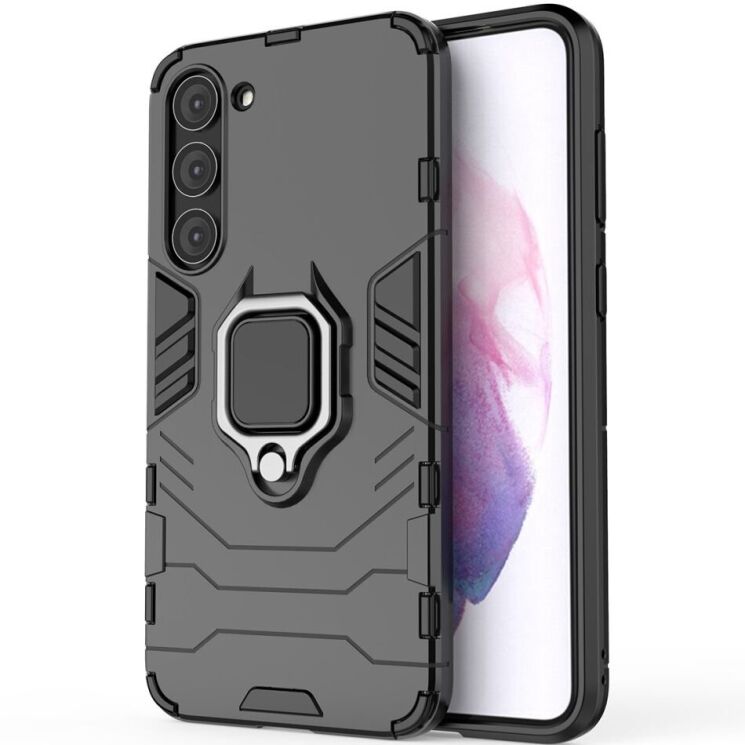 Защитный чехол Deexe Hybrid Case для Samsung Galaxy S23 - Black: фото 1 из 8