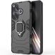 Защитный чехол Deexe Hybrid Case для Xiaomi Poco F6 - Black (355006B). Фото 2 из 6