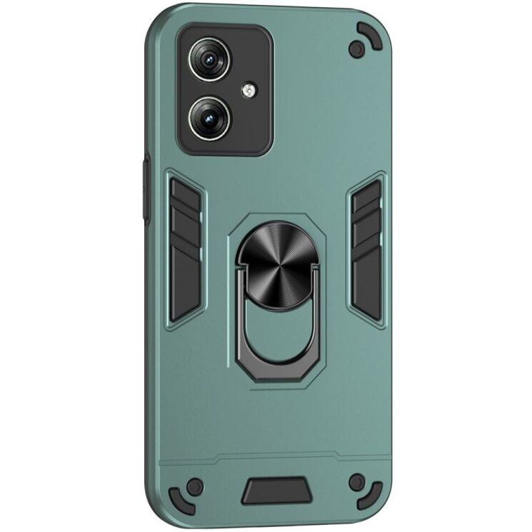Защитный чехол Deexe Hybrid Shell для Motorola Moto G54 - Green: фото 1 из 7