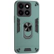 Защитный чехол Deexe Hybrid Shell для ZTE Blade A35 / Blade A55 - Green (367708G)