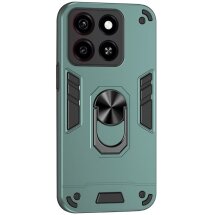 Защитный чехол Deexe Hybrid Shell для ZTE Blade A35 / Blade A55 - Green: фото 1 из 7