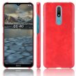 Захисний чохол Deexe Leather Back Cover для Nokia 2.4 - Red (270425R)
