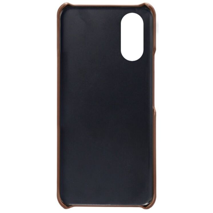 Защитный чехол Deexe Leather Back Cover для OPPO A98 - Brown: фото 4 из 4