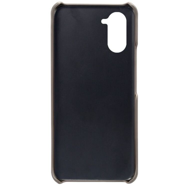Защитный чехол Deexe Leather Back Cover для Realme C33 - Grey: фото 4 из 4