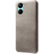 Защитный чехол Deexe Leather Back Cover для Realme C33 - Grey (309228H)