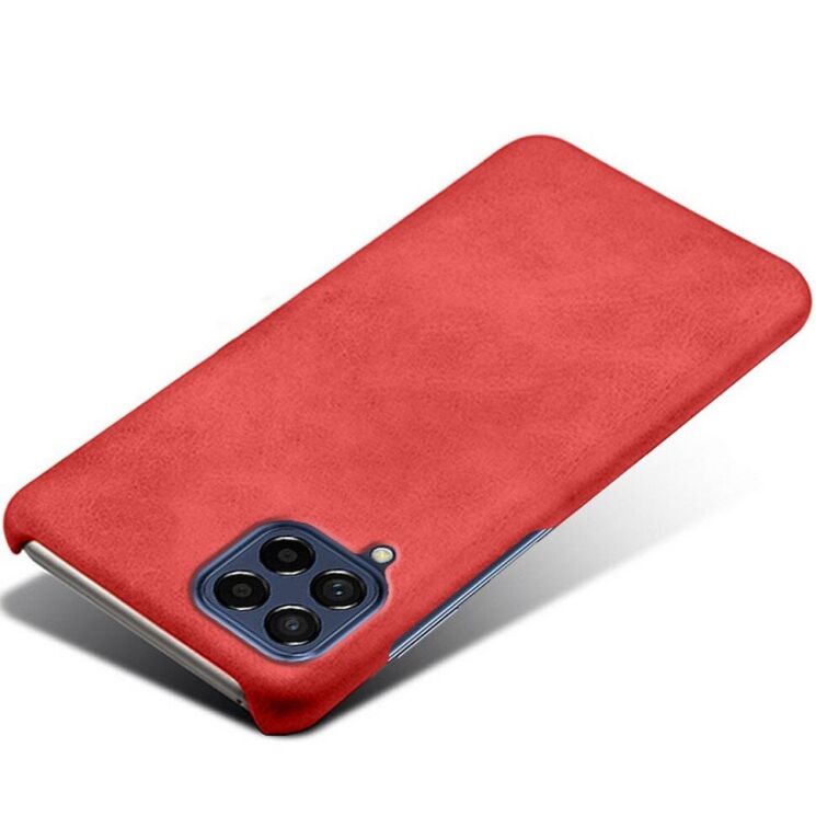 Защитный чехол Deexe Leather Back Cover для Samsung Galaxy M53 (M536) - Red: фото 3 из 4