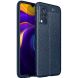 Защитный чехол Deexe Leather Cover для VIVO V21 - Blue (350302L). Фото 1 из 9