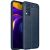 Защитный чехол Deexe Leather Cover для VIVO V21 - Blue: фото 1 из 9