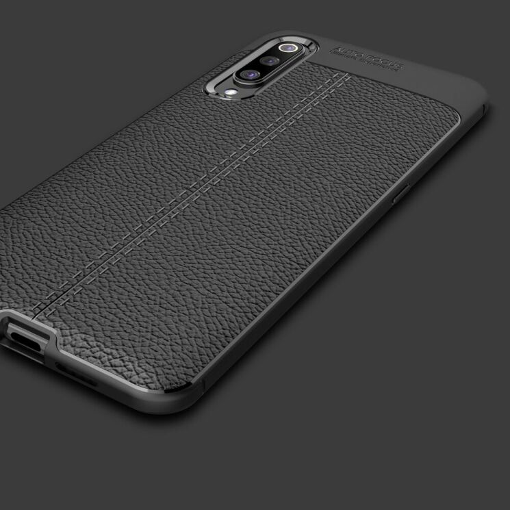 Захисний чохол Deexe Leather Cover для Xiaomi Mi 9 - Black: фото 16 з 21