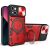 Защитный чехол Deexe Magnetic Space для Apple iPhone 13 - Red: фото 1 из 8