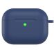 Защитный чехол Deexe Matte Case (FH) для AirPods Pro 3 - Dark Blue (390118DB). Фото 2 из 4