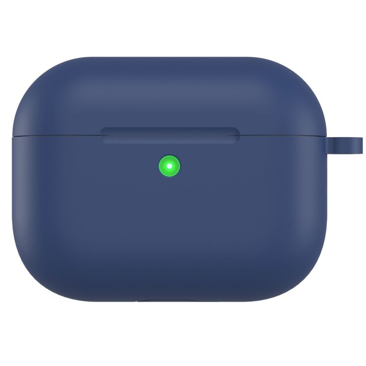 Защитный чехол Deexe Matte Case (FH) для AirPods Pro 3 - Dark Blue: фото 2 из 4