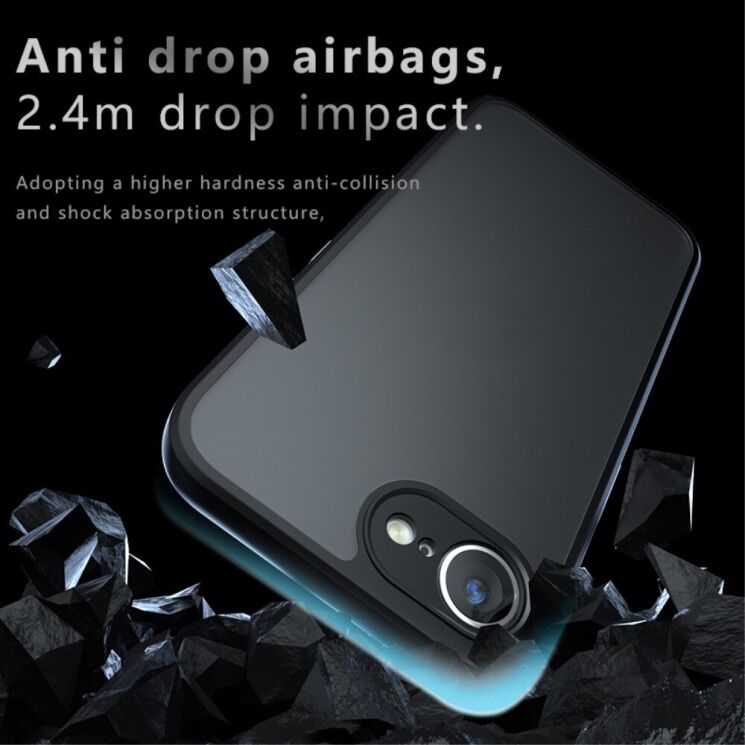 Захисний чохол Deexe Matte Skin для Apple iPhone 16e - Black: фото 10 з 10