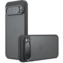 Защитный чехол Deexe Matte Skin для Google Pixel 9 Pro XL - Transparent / Black: фото 1 из 13