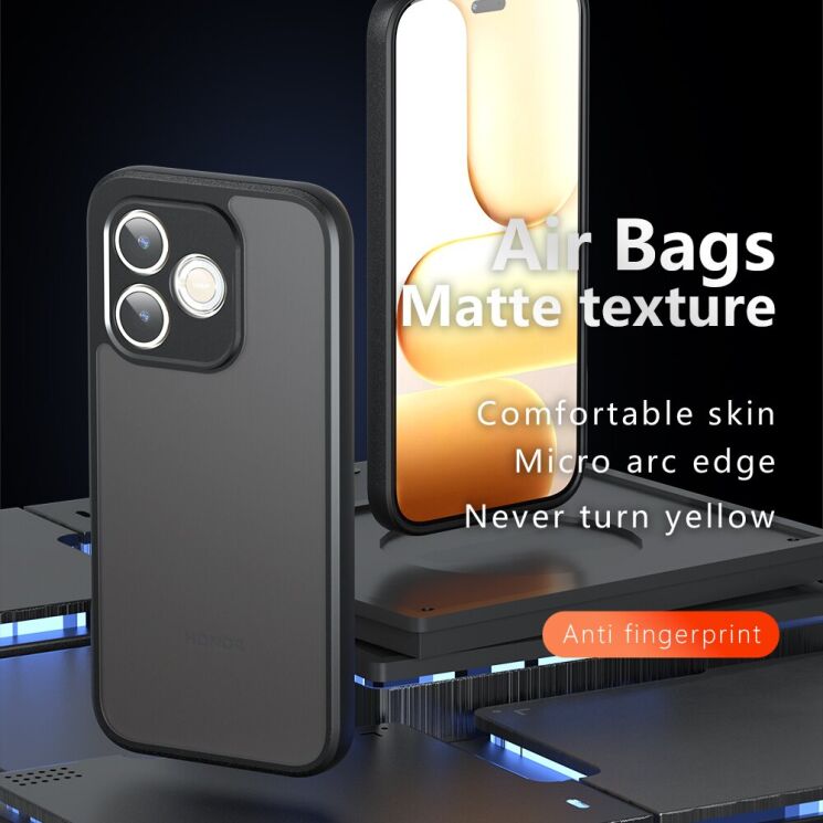 Защитный чехол Deexe Matte Skin для Honor 600 Lite - Transparent Black (411808H) Защитный чехол Deexe Matte Skin для Honor 600 Lite - Transparent Black: фото 13 из 13