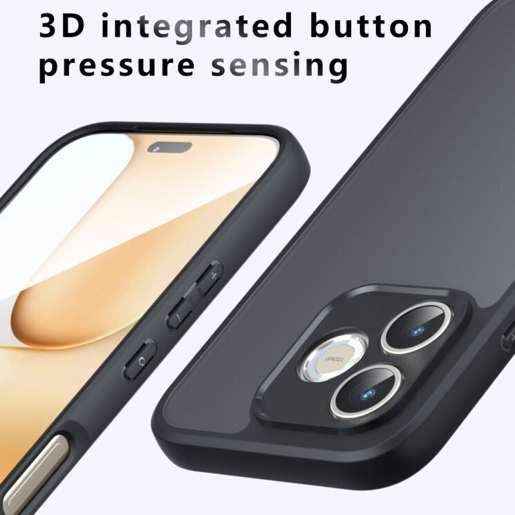 Защитный чехол Deexe Matte Skin для Honor 600 Lite - Transparent Black (411808H) Защитный чехол Deexe Matte Skin для Honor 600 Lite - Transparent Black: фото 10 из 13