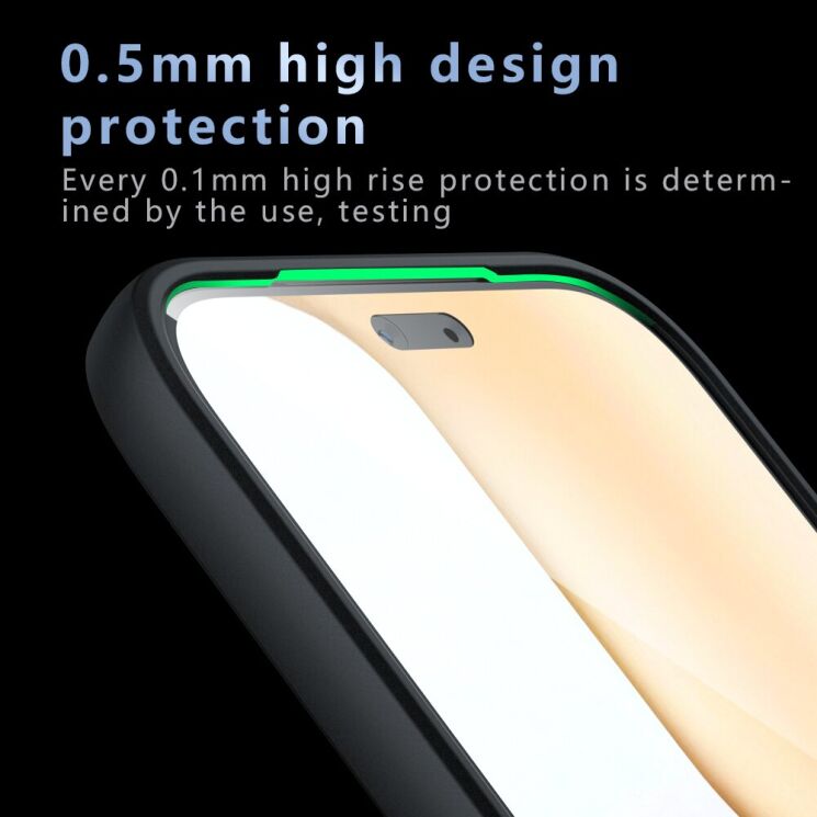 Защитный чехол Deexe Matte Skin для Honor 600 Lite - Transparent Black (411808H) Защитный чехол Deexe Matte Skin для Honor 600 Lite - Transparent Black: фото 6 из 13