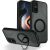 Захисний чохол Deexe Matte Skin Kickstand with MagSafe для Infinix GT 30 Pro - Black: фото 1 з 8