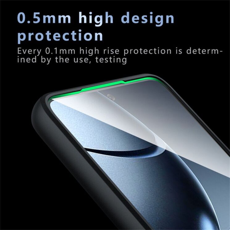 Защитный чехол Deexe Matte Skin with MagSafe для Xiaomi 14T Pro - Transparent / Black: фото 8 из 13