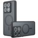 Защитный чехол Deexe Matte Skin with MagSafe для Xiaomi 14T Pro - Transparent / Black (365651H). Фото 1 из 13