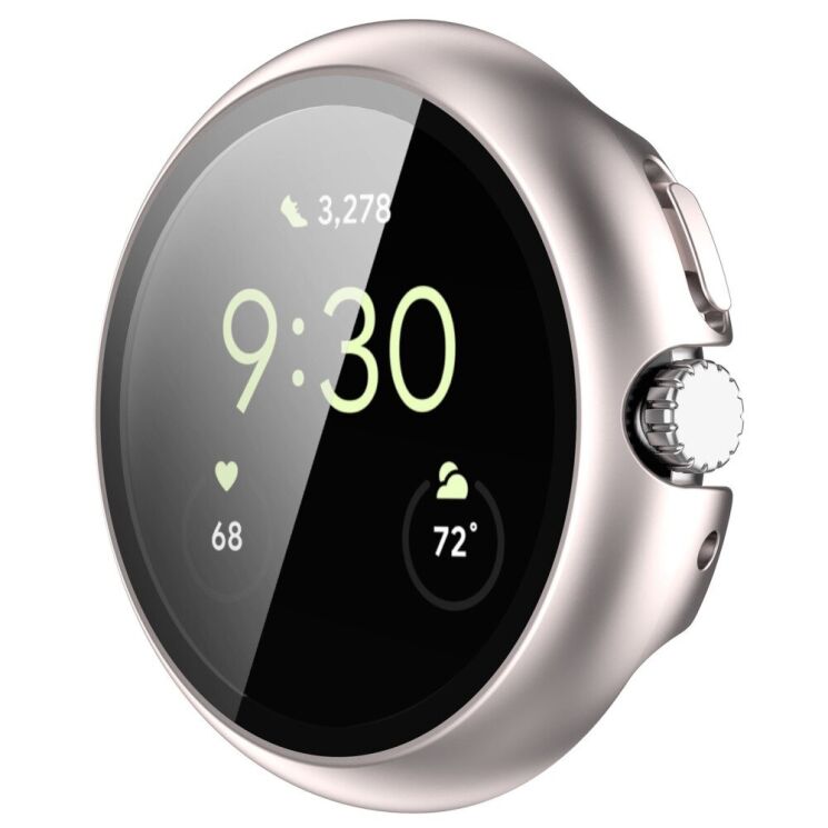 Защитный чехол Deexe Protective Frame для Google Pixel Watch / Watch 2 - Star Light Color: фото 4 из 8