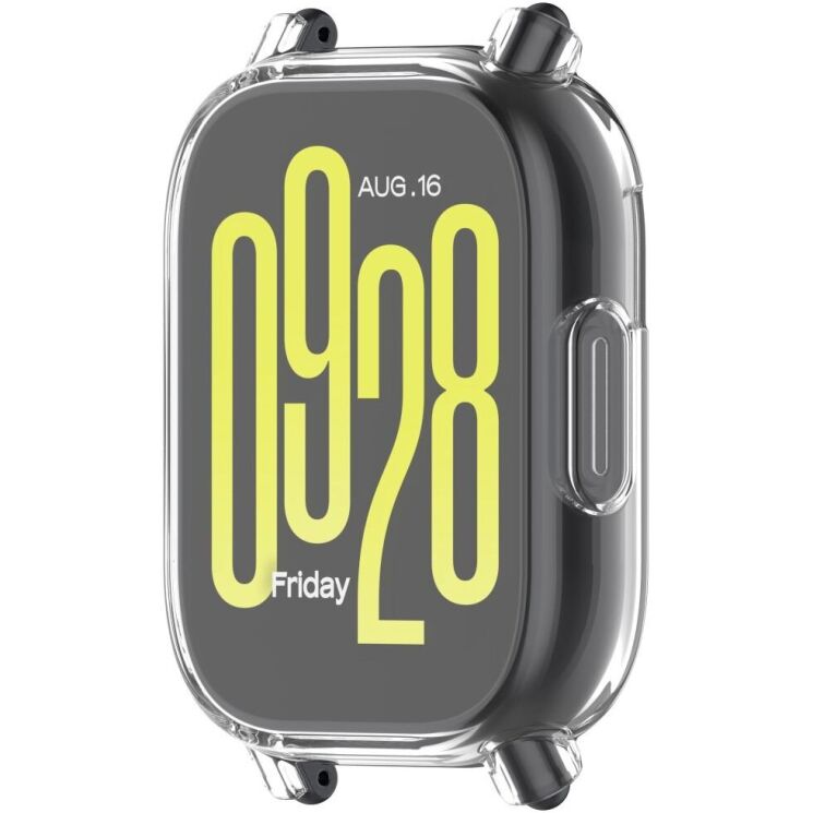 Защитный чехол Deexe Protective Frame для Xiaomi Redmi Watch 5 Active - Transparent: фото 2 из 6