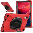 Защитный чехол Deexe Rotation Hybrid для Lenovo Tab M11 (TB330) / Tab K11 Gen 2 / Idea Tab (TB336) / Xiaoxin Pad 2024 - Red (346329R)