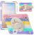 Защитный чехол Deexe Rotation Hybrid для Samsung Galaxy Tab S12 Plus - Colorful Pink: фото 1 из 10