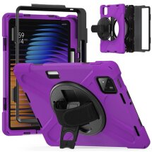 Захисний чохол Deexe Rotation Hybrid для Xiaomi Pad 7 / 7 Pro - Purple: фото 1 з 15