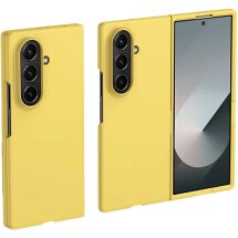 Защитный чехол Deexe Satin Case для Samsung Galaxy Fold 8 Ultra - Yellow: фото 1 из 10