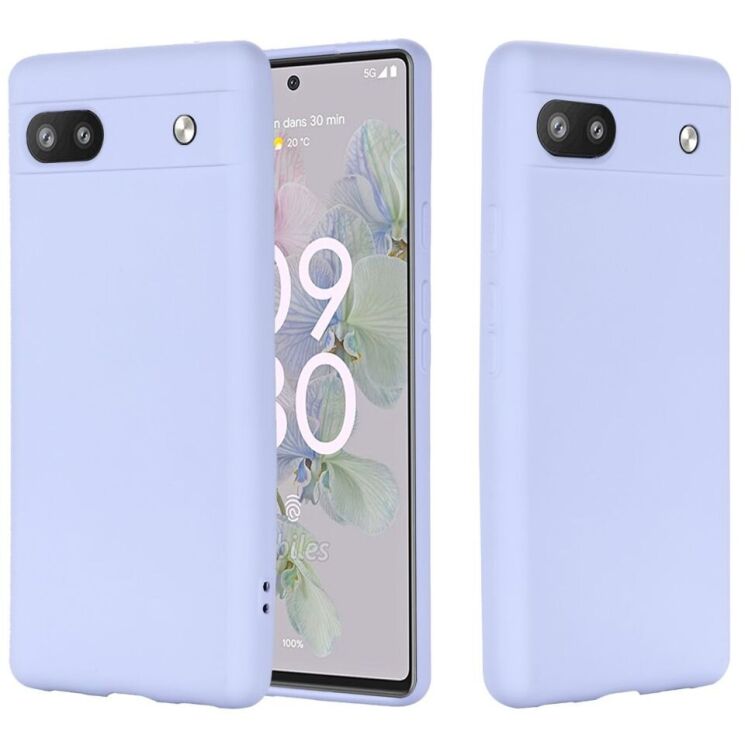 Защитный чехол Deexe Silicone Case для Google Pixel 6a - Blue: фото 1 из 8