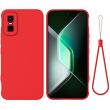 Силиконовый (TPU) чехол Deexe Silicone Case для Infinix GT 30 Pro - Red (386006R)