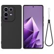 Защитный чехол Deexe Silicone Case для Infinix Note 50 / Note 50 Pro - Black (379204B)