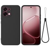 Захисний чохол Deexe Silicone Case для OPPO A6 Pro - Black: фото 1 з 9